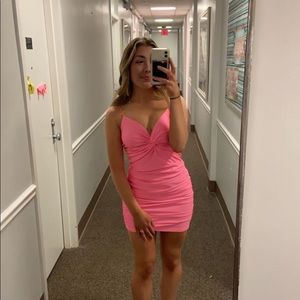 Lucy in the Sky pink Bodycon dress